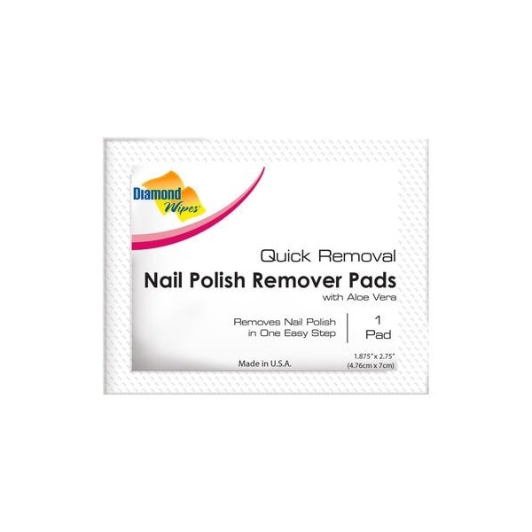 Diamond Wipes Nail Polish Remover Wipes, 500PK F160866F05 Zoro